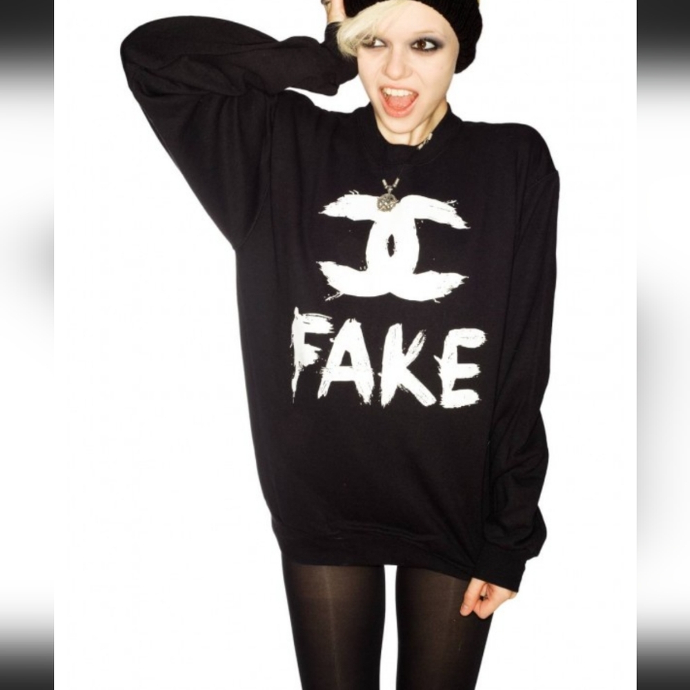 Petals & Peacocks fake CC sweatshirt